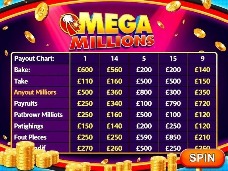 Mega Millions Payouts Chart 2024 showing prize breakdown and winning odds
