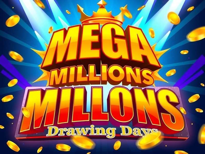 Mega Millions lottery tickets and Ohio state map