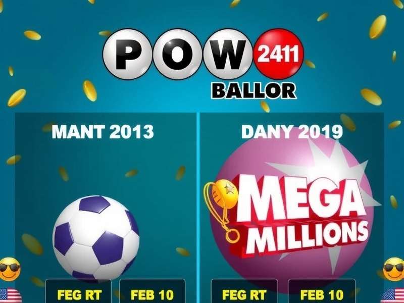 Calendar and clock highlighting Powerball and Mega Millions drawing days and times