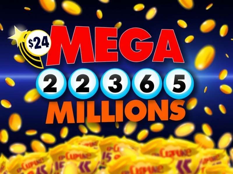 Calottery Mega Millions winner holding giant check