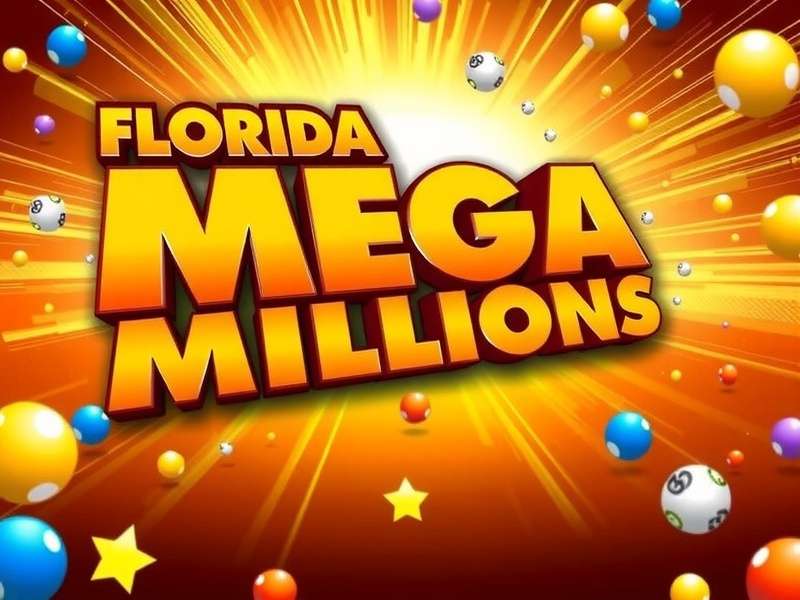 Map of Florida highlighting top Mega Millions ticket retailers and past winner locations