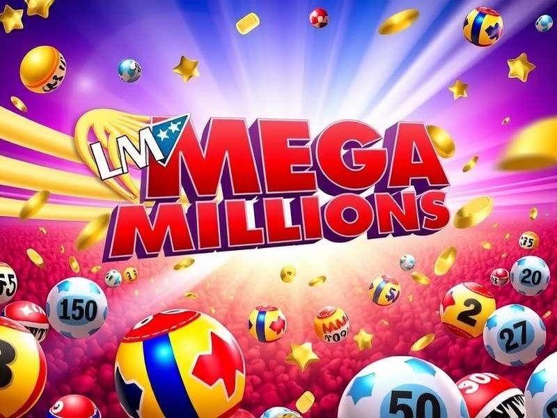 Mega Millions play slip with numbers selected