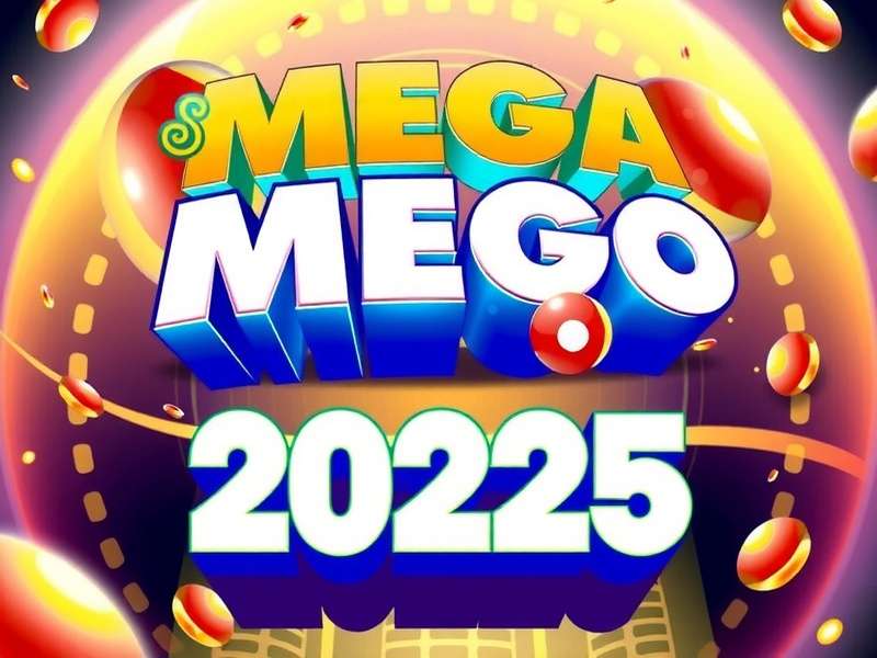 Mega Millions lottery balls with October 2025 calendar in background