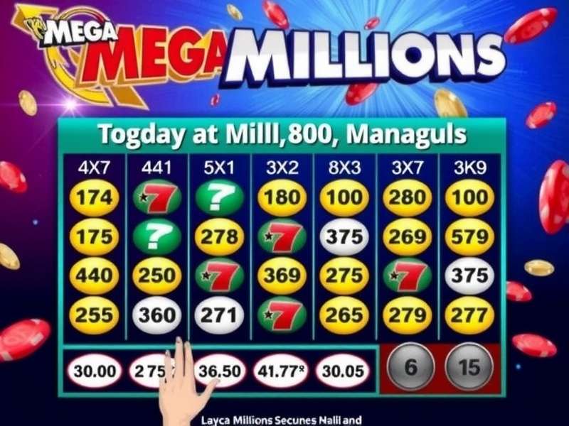 USA Mega Millions jackpot analysis visualization showing probability charts and prize distribution