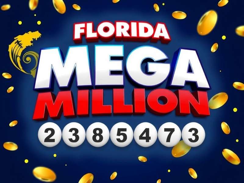 Florida Mega Millions lottery results showing winning numbers and jackpot