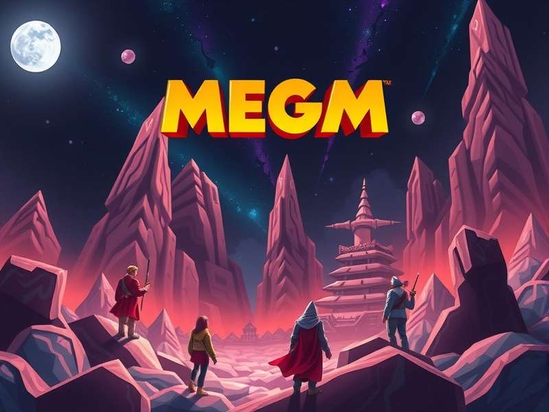 Mega Millions lottery tickets and a golden coin on a blue background