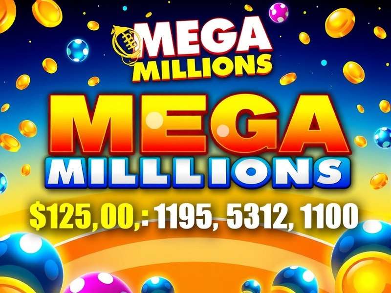 Close-up of Mega Millions lottery tickets with highlighted numbers