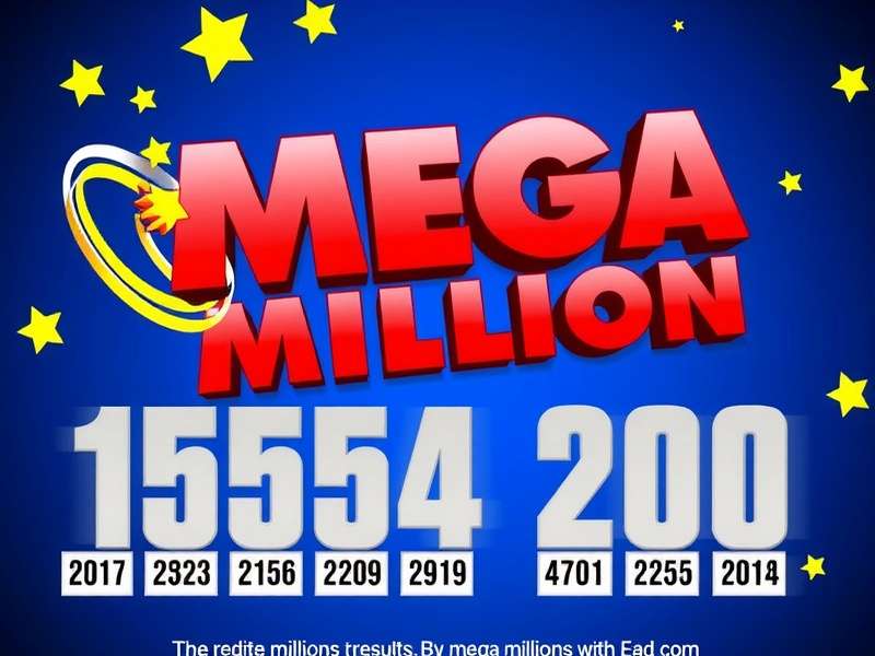 Mega Millions lottery ticket and historical results visualization