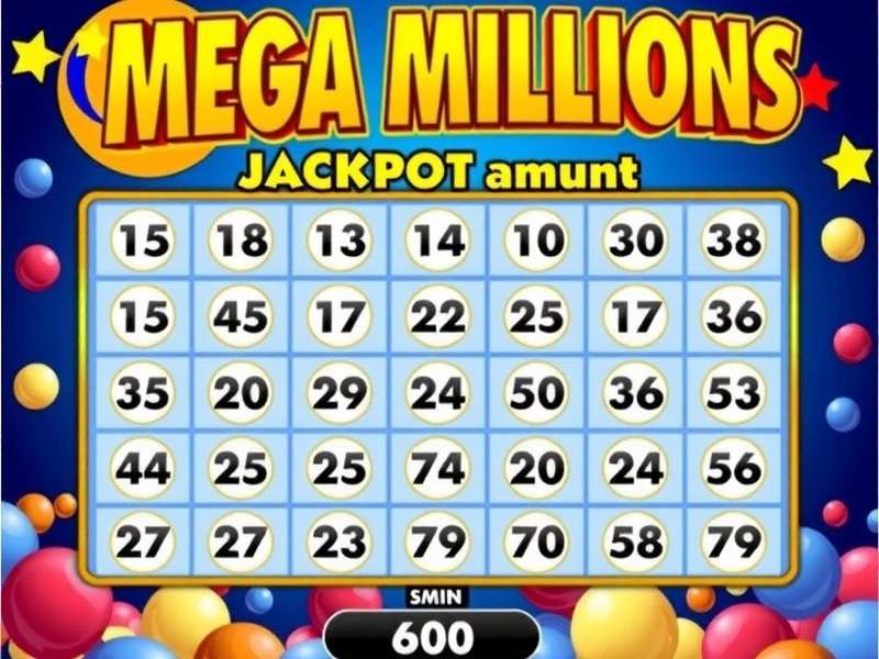 Mega Millions jackpot amount visualization showing prize growth over time