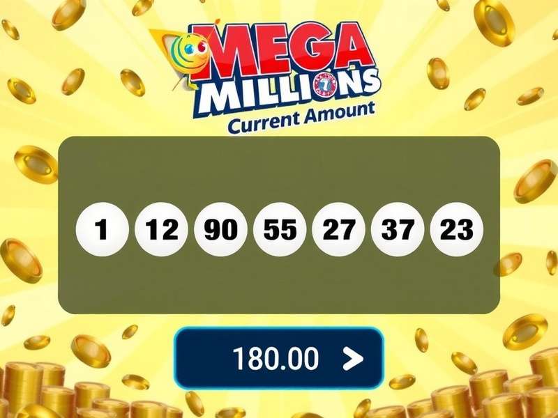 Graph showing growth of Mega Millions jackpot over time