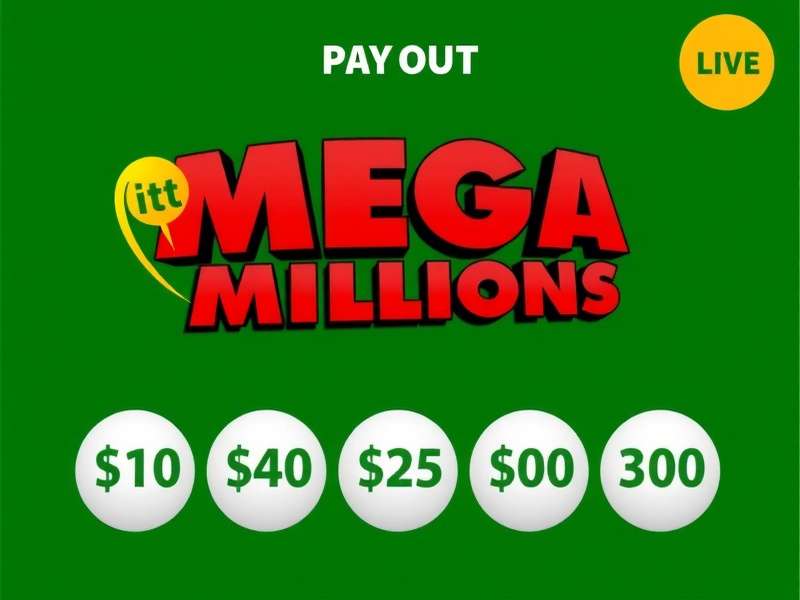 Mega Millions Payout Chart and Jackpot Display