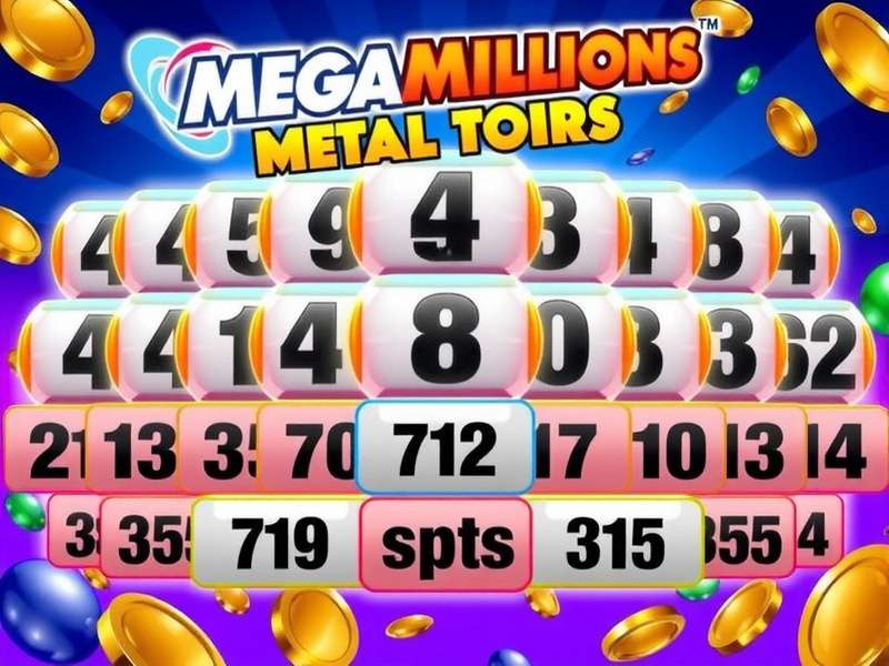 Mega Millions Jackpot Growth Chart showing increasing prize amounts over multiple draws in 2025