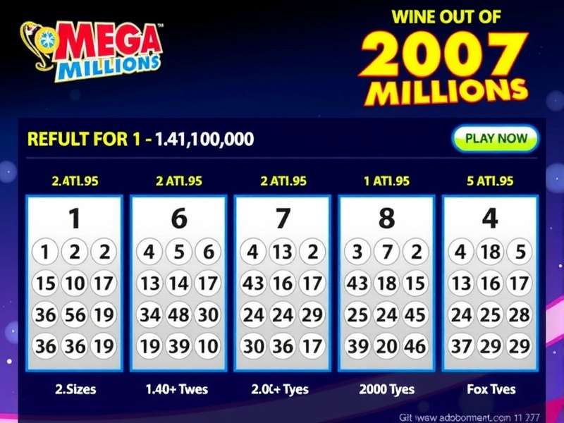 Mega Millions lottery tickets and gold coins representing jackpot winnings